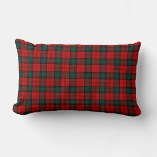 Coussin Rectangle Clan rouge et vert Stewart d'Atholl Tartan