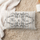 Coussin Rectangle Classic Stripes Style Victorien Cadre M. & Mme (Couverture)