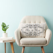 Coussin Rectangle Classic Stripes Style Victorien Cadre M. & Mme (Chaise)
