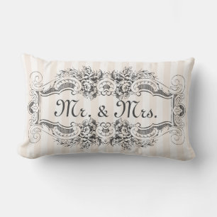 Coussin Rectangle Classic Stripes Style Victorien Cadre M. & Mme