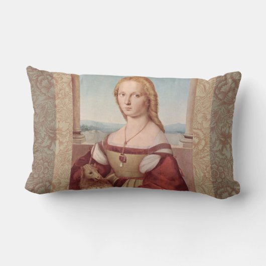 Coussin Rectangle Classique Raphael Lady et Unicorn (Verso)