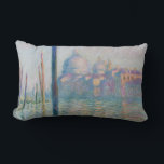 Coussin Rectangle Claude Monet Grand Canal Venise Italie Voyage<br><div class="desc">Peinture de paysage impressionniste par Claude Monet - Chefs-d'oeuvre classique - Claude Monet Impressionniste Série de peinture - Grand Canal Venise</div>