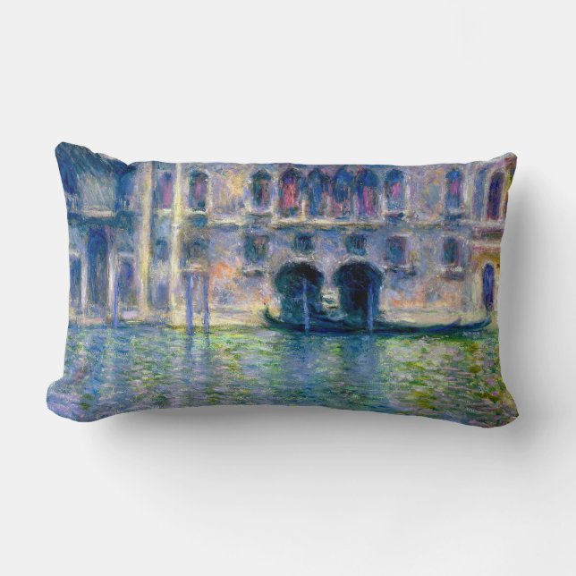 Coussin Rectangle Claude Monet Palazzo da Mula à Venise (Recto)