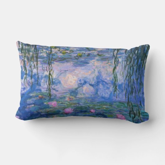 Coussin Rectangle Claude Monet - Water Lilies, 1916 (Verso)