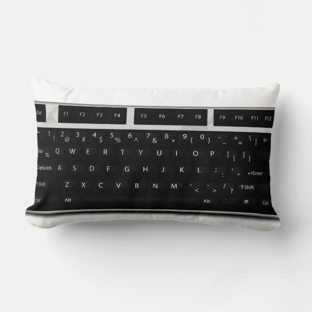 Coussin Rectangle Clavier PC (Recto)