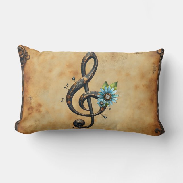 Coussin Rectangle Clef mécanique (Recto)