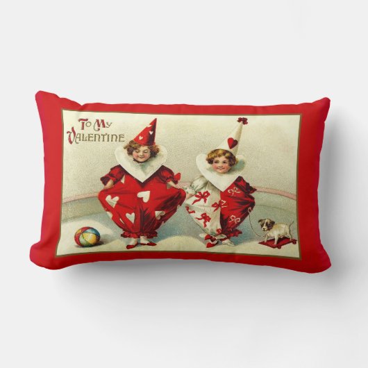 Coussin Rectangle Clowns (Recto)