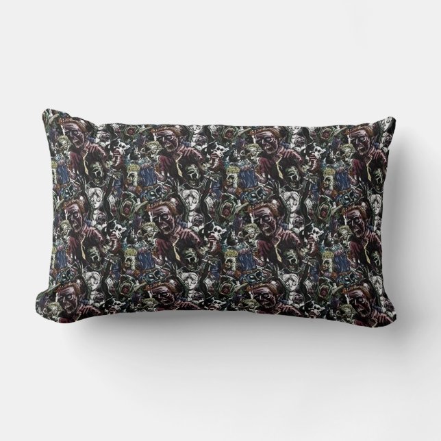 Coussin Rectangle Cluster Zombie (Recto)