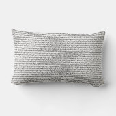 Coussin Rectangle Codage (Verso)