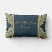 Coussin Rectangle Coeur impeccable et douleureux Mary (Verso)