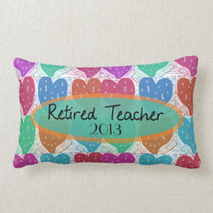Coussin Rectangle Coeurs Artsy retirés 2013 de professeur