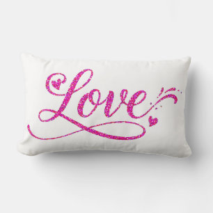 Coussin Rectangle Cœurs d'amour Anniversaire de mariage Femme Mère F