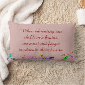 Coussin Rectangle Coeurs de nos enfants -coussin (Couverture)