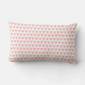 Coussin Rectangle Coeurs roses (Verso)