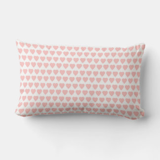 Coussin Rectangle Coeurs roses