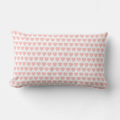 Coussin Rectangle Coeurs roses (Recto)
