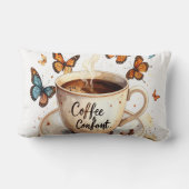 Coussin Rectangle Coffee & Comfort Peaceful Butterfly Pillow (Verso)