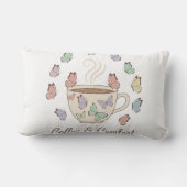 Coussin Rectangle Coffee & Comfort Peaceful Butterfly Pillow (Verso)