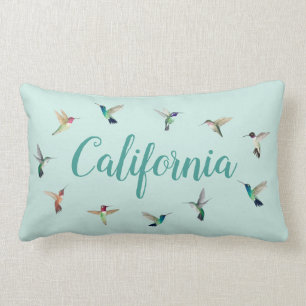 Coussin Rectangle Colibri de Californie