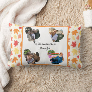 Coussin Rectangle Collage photo personnalisé de dinde graisseuse