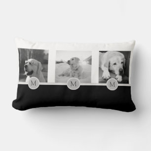 Coussin Rectangle Collage photo pour animaux de compagnie - mémorial