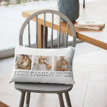 Coussin Rectangle Collage tendance photo et meilleure famille jamais<br><div class="desc">Présentez le cadeau de collage tendance photo et meilleur cadeau de texte de famille Ever! Ce cadeau unique et personnalisé combine la beauté d'un collage photo avec un message sincère pour célébrer votre famille et créer une mémoire durable. La photo de collage présente une collection de vos moments familiaux les...</div>