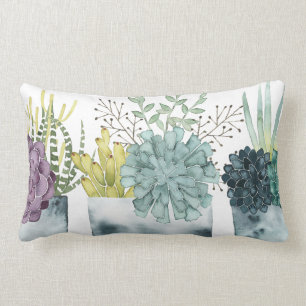 Coussin Rectangle Collection de bonheur de plante