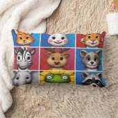 Coussin Rectangle Collection de jolis animaux de la forêt pour les a (Couverture)