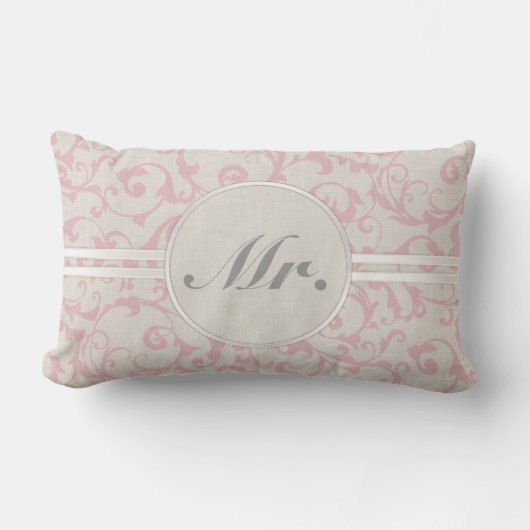 Coussin Rectangle Collection de Mariages rose SmartElegance (Recto)