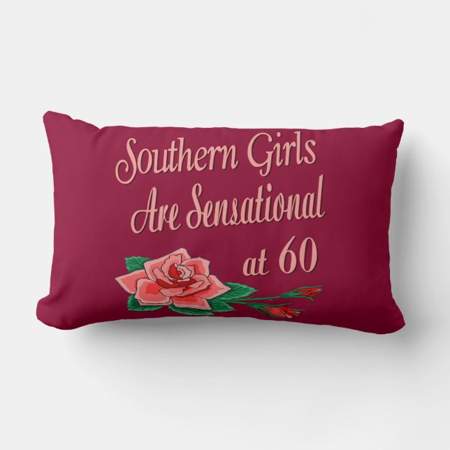 Coussin Rectangle Collection rose anniversaire du sud de fille de (Recto)