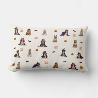 Coussin Rectangle Collie Halloween