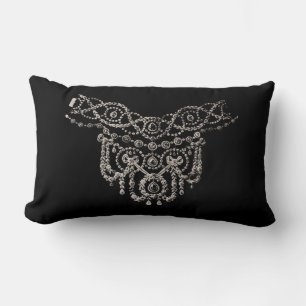 Coussin Rectangle Collier de bijoux Cartier ~ Lumbar 13x21