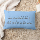 Coussin Rectangle Combien merveilleux (Couverture)