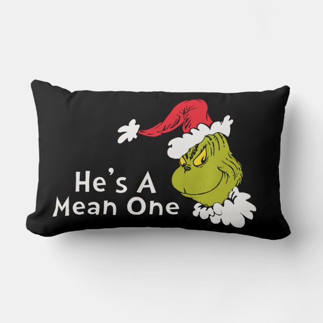Coussin Rectangle Comment le Grinch a volé Noël | C'est un vilain bo (Recto)