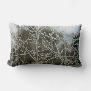 Coussin Rectangle Concentration sélective des flocons de neige