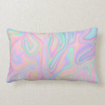 Coussin Rectangle Conception Abstraite des couleurs pastel Iridescen<br><div class="desc">Abstraite unicorne pastel couleurs pastel numérique fluide texture de peinture. Glitch,  médias mixtes,  conception graphique, </div>