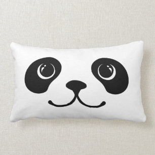 Coussin Rectangle Conception animale mignonne de visage de panda
