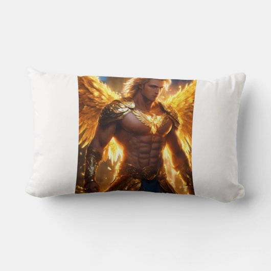 Coussin Rectangle Conception d'aigle (Verso)