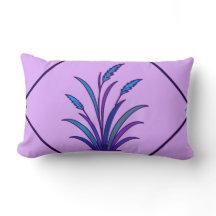 Conception de gazon botanique violet | Décoration