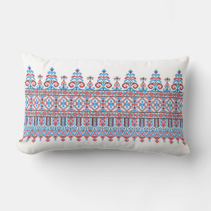 Coussin Rectangle Conception de point de croix