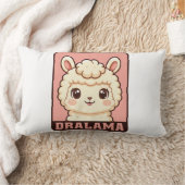 Coussin Rectangle Conception d'illustration de lama mignon (Couverture)