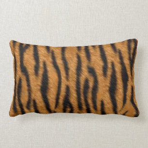 Coussin Rectangle Conception d'impression de peau de tigre, motif de