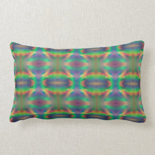 Coussin Rectangle Conception douce d'abrégé sur bandes claires