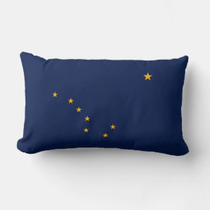Coussin Rectangle Conception du drapeau de l'État de l'Alaska
