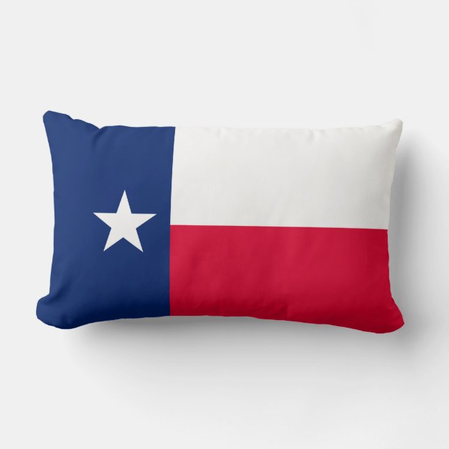 Coussin Rectangle Conception du drapeau de l'État du Texas (Recto)
