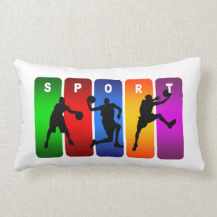 Coussin Rectangle Conception fraîche superbe de sport de basket-bal