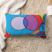 Coussin Rectangle conceptions de la peinture 90s (Couverture)
