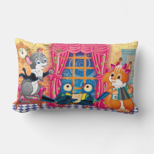 Coussin Rectangle concert (Recto)