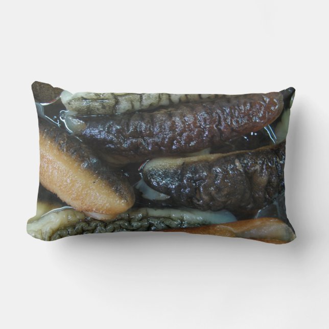 Coussin Rectangle Concombre de mer ... Nourriture du marché du Yaowa (Recto)