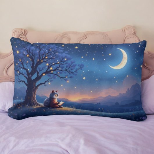 Coussin Rectangle Confort de chat céleste